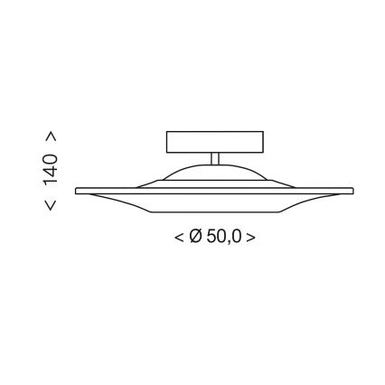 Brilagi - LED prisadený luster VERANO LED/38W/230V