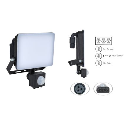 Brilagi - LED reflektor so senzorom ELARA PRO LED/50W/230V IP65