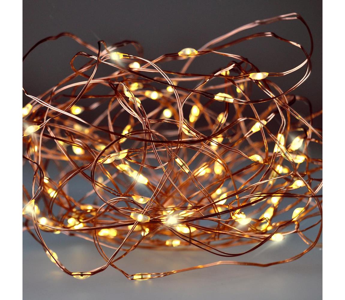 Brilagi - LED  reťaz 100xLED/3xAA 10m teplá biela 1V54-WW-OEM1