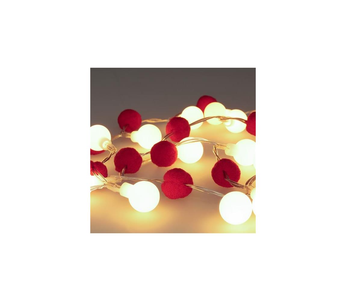 Brilagi - LED reťaz 20×LED/2×AA 1,8 m teplá biela 1v292-OEM1