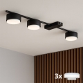 Brilagi - LED RGB+CCT Stmievateľné bodové svietidlo MONO 3xGX53/14W/230V 2700-6500K Wi-Fi Tuya čierna