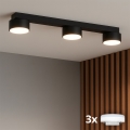 Brilagi - LED RGB+CCT Stmievateľné bodové svietidlo MONO 3xGX53/14W/230V 2700-6500K Wi-Fi Tuya čierna