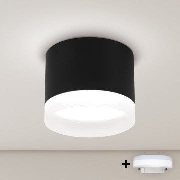 Brilagi - LED RGB+CCT Stmievateľné bodové svietidlo SMOOTH 1xGX53/14W/230V 2700-6500K Wi-Fi Tuya čierna