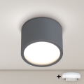 BRILAGI - LED RGB+CCT stmievateľné kúpeľňové bodové svietidlo SMOOTH1xGX53/14W/230V 60x82 mm 2700-6500K Wi-Fi Tuya antracit IP54