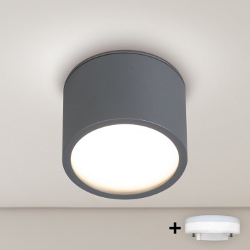BRILAGI - LED RGB+CCT stmievateľné kúpeľňové bodové svietidlo SMOOTH1xGX53/14W/230V 60x82 mm 2700-6500K Wi-Fi Tuya antracit IP54
