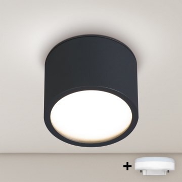 BRILAGI - LED RGB+CCT Stmievateľné kúpeľňové bodové svietidlo SMOOTH1xGX53/14W/230V 60x82 mm 2700-6500K Wi-Fi Tuya čierna IP54