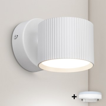 Brilagi - LED RGB+CCT Stmievateľné nástenné bodové svietidlo STRIPY 1xGX53/14W/230V 2700-6500K Wi-Fi Tuya biela