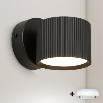 Brilagi - LED RGB+CCT stmievateľné nástenné bodové svietidlo STRIPY 1xGX53/14W/230V 2700-6500K Wi-Fi Tuya čierne