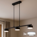 BRILAGI - LED RGB+CCT Stmievateľný luster na lane MONO 3xGX53/14W/230V 2700-6500K Wi-Fi Tuya čierna