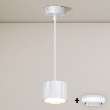 Brilagi - LED RGB+CCT stmievateľný luster na lankách STRIPY 1xGX53/14W/230V 2700-6500K Wi-Fi Tuya biela