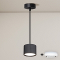 Brilagi - LED RGB+CCT stmievateľný luster na lanku STRIPY 1xGX53/14W/230V 2700-6500K Wi-Fi Tuya čierny