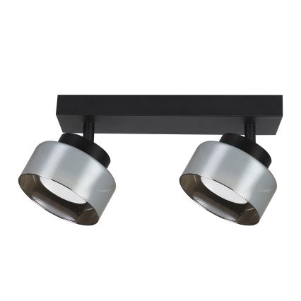BRILAGI - LED RGB+CCT stmievateľné bodové svietidlo AURA LUX 2xGX53/14W/230V 2700-6500K Wi-Fi Tuya čierna/dymová