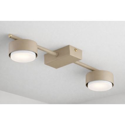 Brilagi - LED RGB+CCT Stmievateľné bodové svietidlo MONO 2xGX53/14W/230V 2700–6500K Wi‑Fi Tuya béžová