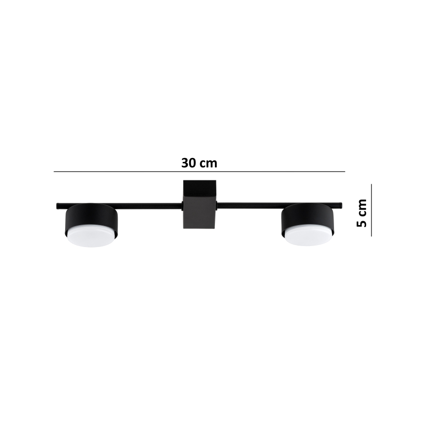 Brilagi - LED RGB+CCT Stmievateľné bodové svietidlo MONO 2xGX53/14W/230V 2700-6500K Wi-Fi Tuya čierna