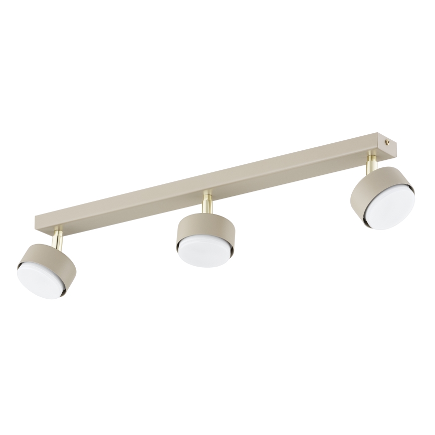 Brilagi - LED RGB+CCT stmievateľné bodové svietidlo MONO 3xGX53/14W/230V 2700-6500K Wi-Fi Tuya béžová