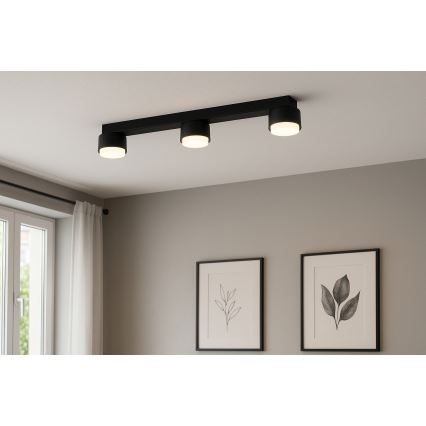 Brilagi - LED RGB+CCT Stmievateľné bodové svietidlo MONO 3xGX53/14W/230V 2700-6500K Wi-Fi Tuya čierna