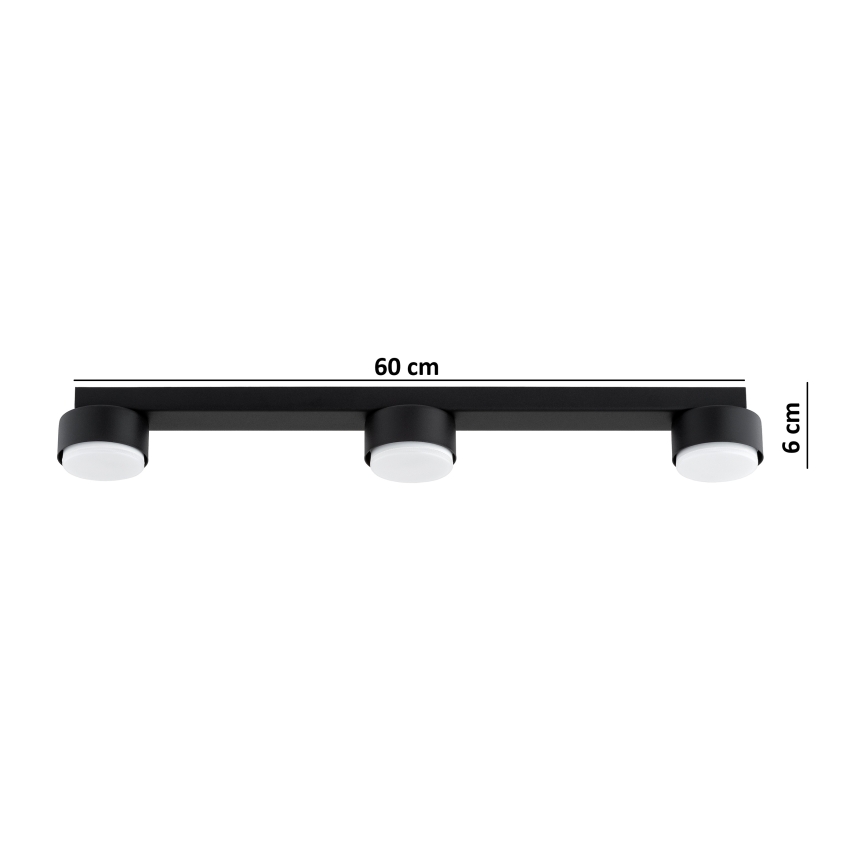 Brilagi - LED RGB+CCT Stmievateľné bodové svietidlo MONO 3xGX53/14W/230V 2700-6500K Wi-Fi Tuya čierna