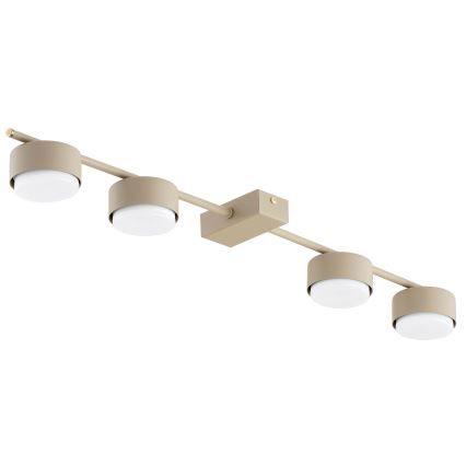 BRILAGI - LED RGB+CCT Stmievateľné bodové svietidlo MONO 4xGX53/14W/230V 2700-6500K Wi-Fi Tuya béžová