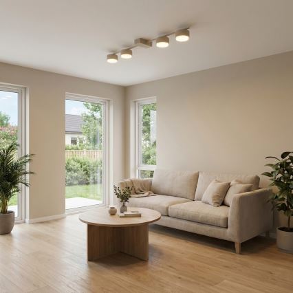 BRILAGI - LED RGB+CCT Stmievateľné bodové svietidlo MONO 4xGX53/14W/230V 2700-6500K Wi-Fi Tuya béžová