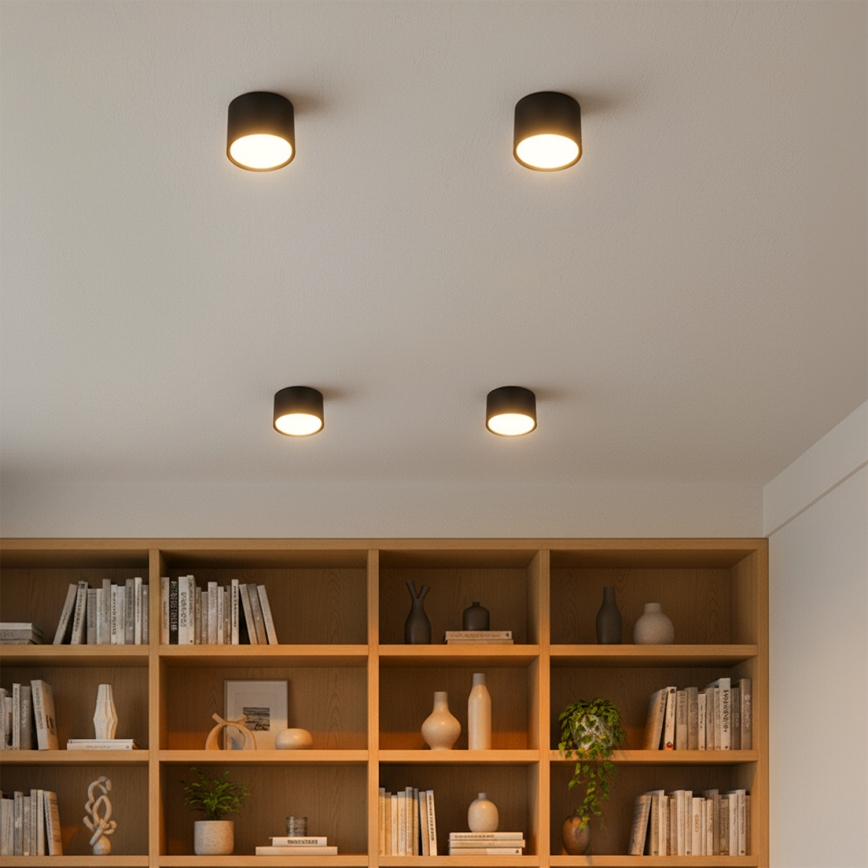 Brilagi - LED RGB+CCT stmievateľné bodové svietidlo SMOOTH 1xGX53/14W/230V 2700-6500K Wi-Fi Tuya čierna