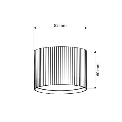 Brilagi - LED RGB+CCT Stmievateľné bodové svietidlo STRIPY 1xGX53/14W/230V 2700-6500K Wi-Fi Tuya strieborná