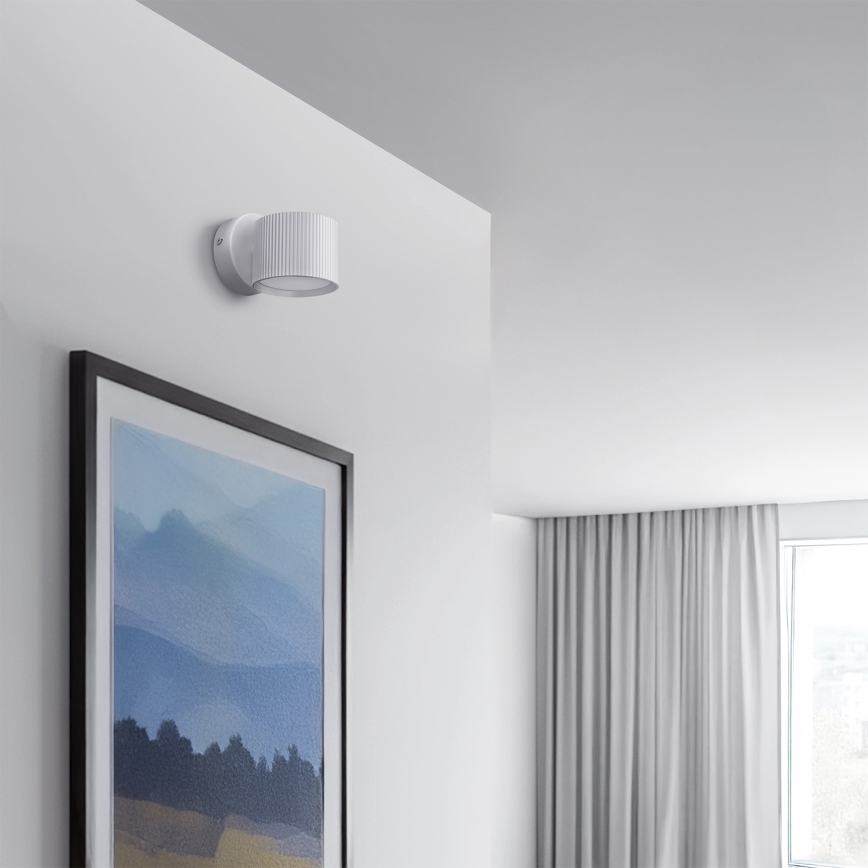 Brilagi - LED RGB+CCT Stmievateľné nástenné bodové svietidlo STRIPY 1xGX53/14W/230V 2700-6500K Wi-Fi Tuya biela