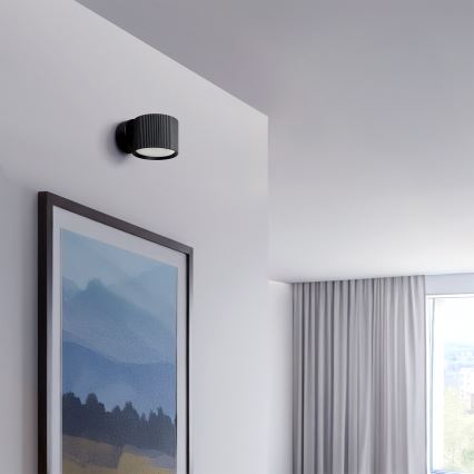 Brilagi - LED RGB+CCT stmievateľné nástenné bodové svietidlo STRIPY 1xGX53/14W/230V 2700-6500K Wi-Fi Tuya čierne