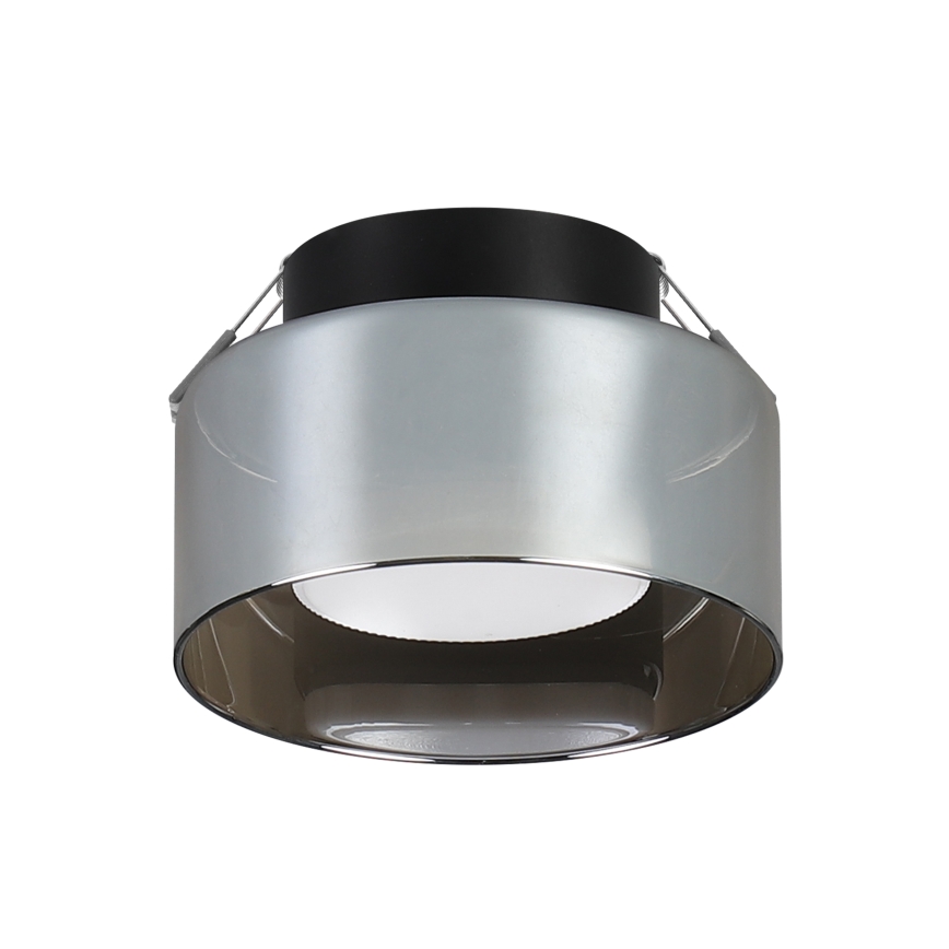 Brilagi - LED RGB+CCT Stmievateľné podhľadové svietidlo AURA LUX 1xGX53/14W/230V 2700-6500K Wi-Fi Tuya čierna/dymová