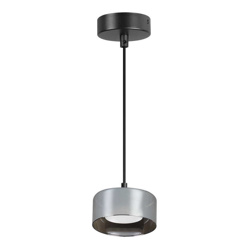 BRILAGI - LED RGB+CCT Stmievateľný luster na lankách AURA LUX 1xGX53/14W/230V 2700-6500K Wi-Fi Tuya čierna/dymová