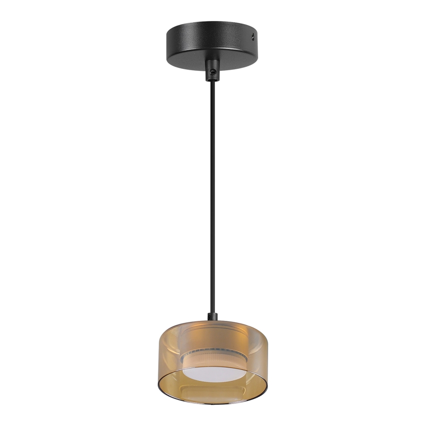 Brilagi - LED RGB+CCT Stmievateľný závesný luster na lankách AURA LUX 1xGX53/14W/230V 2700-6500K Wi-Fi Tuya čierna/zlatá