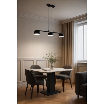 BRILAGI - LED RGB+CCT Stmievateľný luster na lane MONO 3xGX53/14W/230V 2700-6500K Wi-Fi Tuya čierna