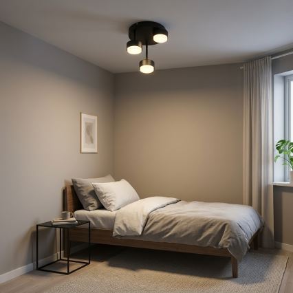 BRILAGI - LED RBG+CCT Stmievateľný prisadený luster MONO 3xGX53/14W/230V 2700-6500K Wi-Fi Tuya čierna