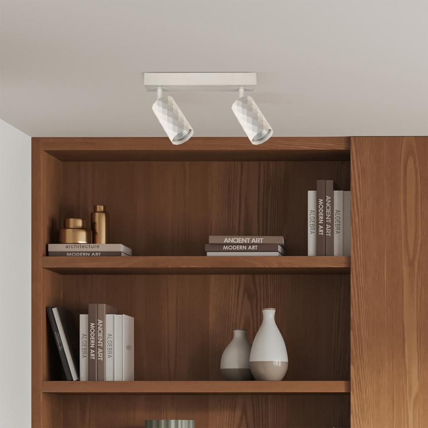 Brilagi - LED RGBW stmievateľné bodové svietidlo SELE DIAMANT 2xGU10/4,8W/230V 3000K biela + diaľkové ovládanie