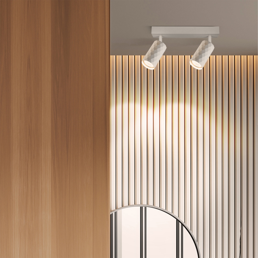 Brilagi - LED RGBW stmievateľné bodové svietidlo SELE DIAMANT 2xGU10/4,8W/230V 3000K biela + diaľkové ovládanie