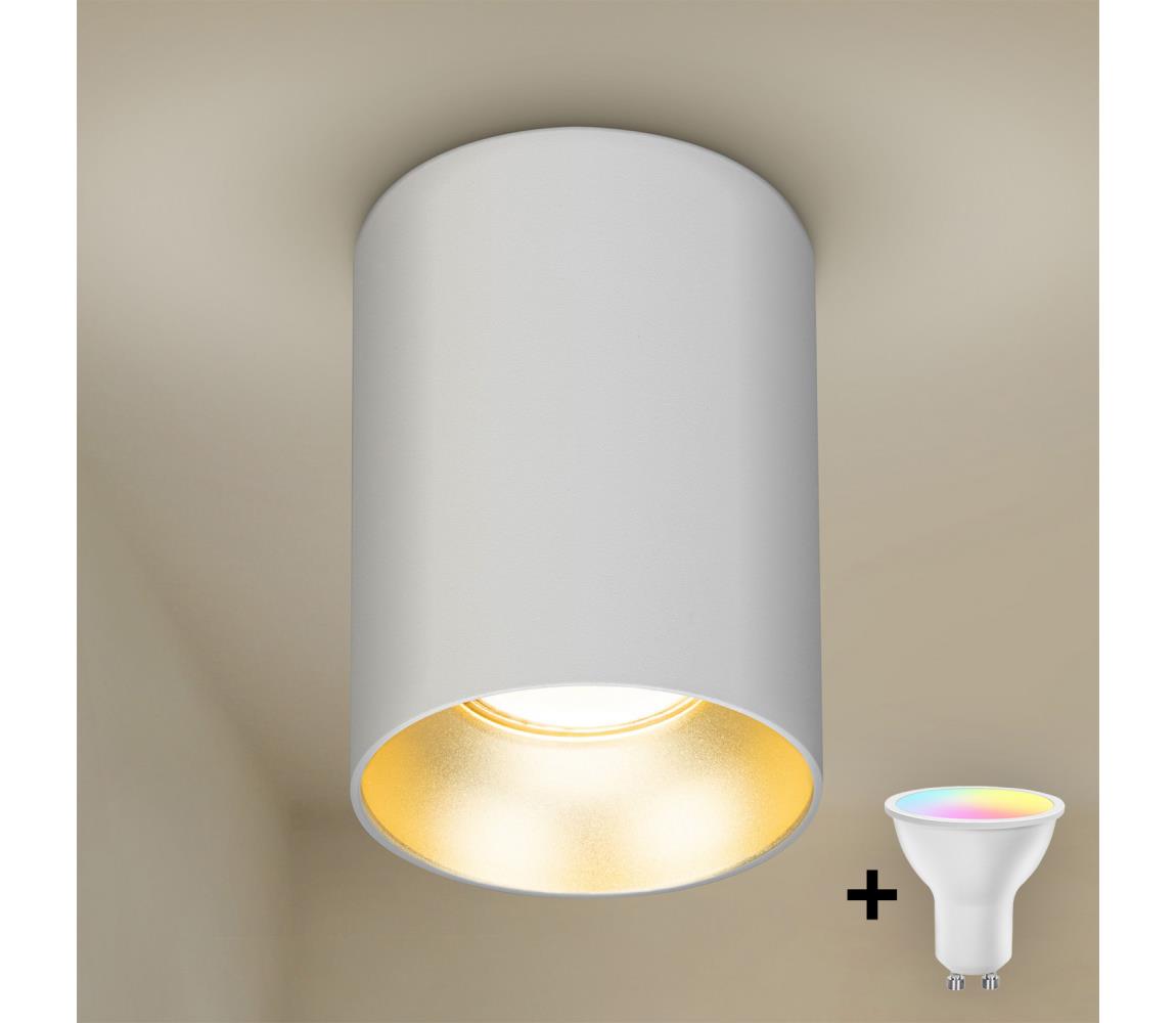 Brilagi - LED RGBW stlmiteľné bodové svietidlo TRINE 1xGU10/4,8W/230V biela/zlatá BG1003+AI2382