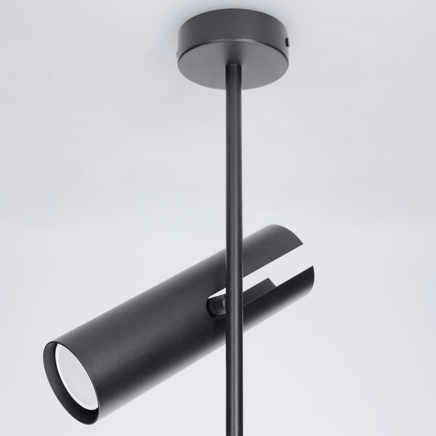 Brilagi - LED RGBW Stmievateľný luster na tyči BRANCH 2xGU10/6,5W/230V 2700-6500K čierny