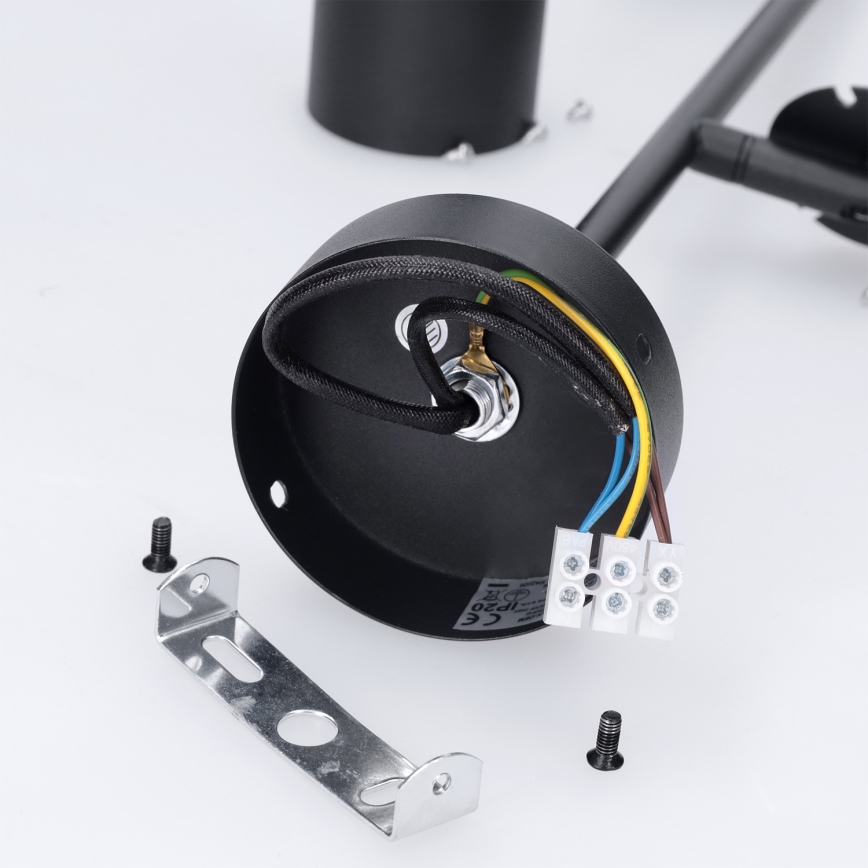 Brilagi - LED RGBW Stmievateľný luster na tyči BRANCH 2xGU10/6,5W/230V 2700-6500K čierny