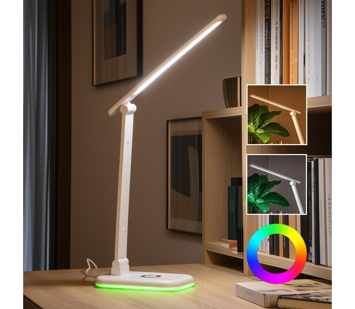 Brilagi - LED RGBW stmievateľná stolná lampa MODO LED/7W/5V 3000/4000/6500K biela 004950