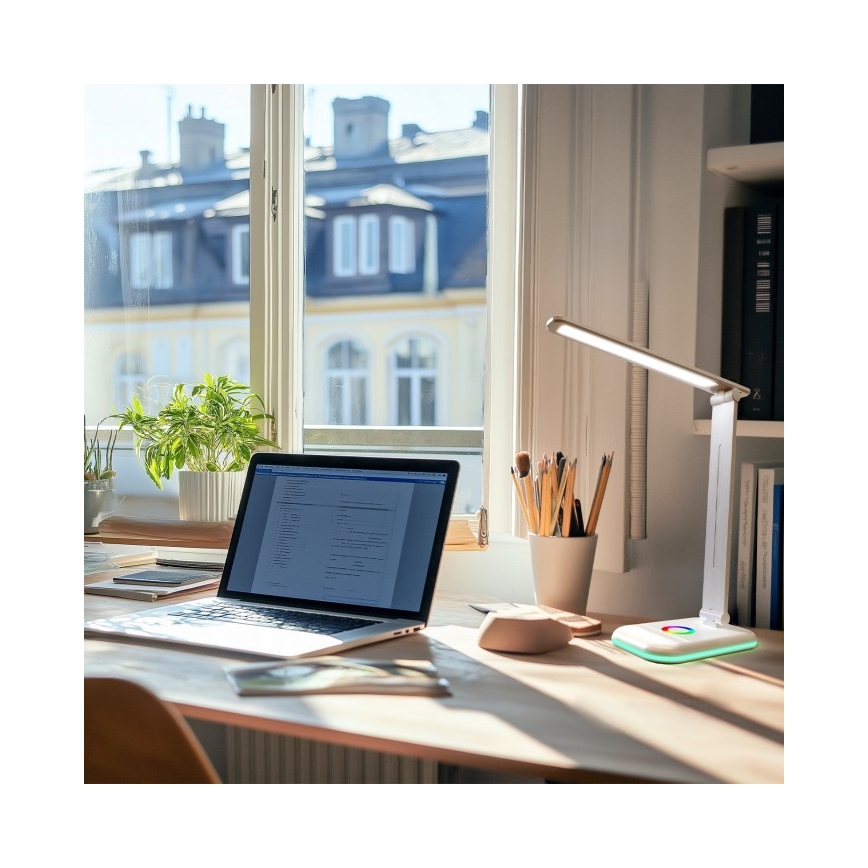 Brilagi - LED RGBW stmievateľná stolná lampa MODO LED/7W/5V 3000/4000/6500K biela