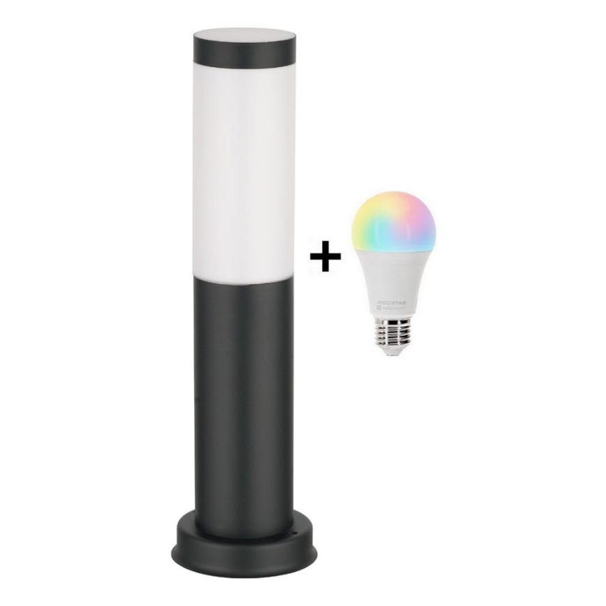 BRILAGI - LED RGBW Stmievateľná vonkajšia lampa NOVA 1xE27/12W/230V 2700-6500K IP44 40 cm čierna