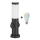 Brilagi - LED RGBW stmievateľná vonkajšia lampa s 2 zásuvkami 1xE27/9W/230V 2700-6500K IP44 40 cm čierna