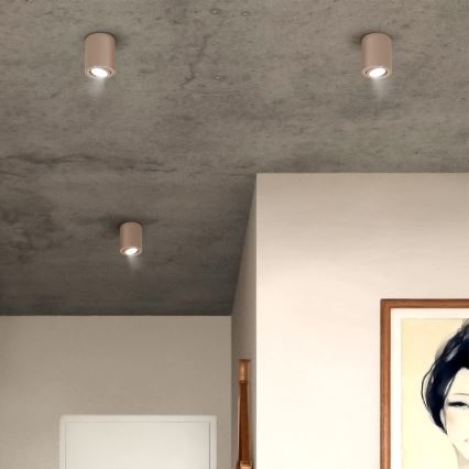 Brilagi - LED RGBW stmievateľné bodové svietidlo MIA 1xGU10/4,8W/230V 3000K 100x80 mm béžová