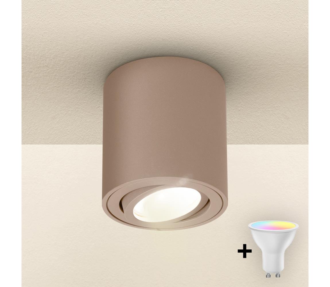 Brilagi - LED RGBW stmievateľné bodové svietidlo MIA 1xGU10/4,8W/230V 84x80 mm béžová BG2280+AI2382