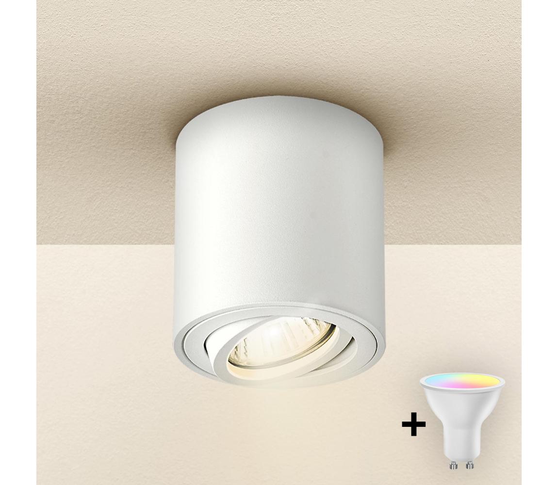 Brilagi - LED RGBW stmievateľné bodové svietidlo MIA 1xGU10/4,8W/230V 84x80 mm biela BG0591+AI2382