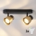 Brilagi - LED RGBW Stmievateľné bodové svietidlo NUGGET 2xGU10/4,8W/230V 3000K čierna/zlatá + diaľkové ovládanie