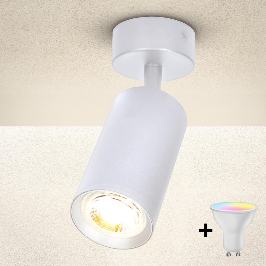 Brilagi - LED RGBW stmievateľné bodové svietidlo SELE 1xGU10/6,5W/230V 2700-6500K biela