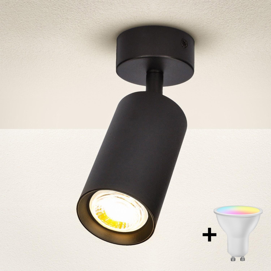 Brilagi - LED RGBW Stmievateľné bodové svietidlo SELE 1xGU10/6,5W/230V 2700-6500K čierna