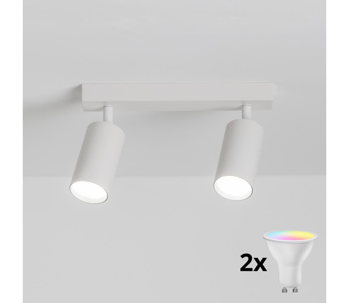 Brilagi - LED RGBW Stmievateľné bodové svietidlo SELE 2xGU10/4,8W/230V biela BG0806+2xAI2382