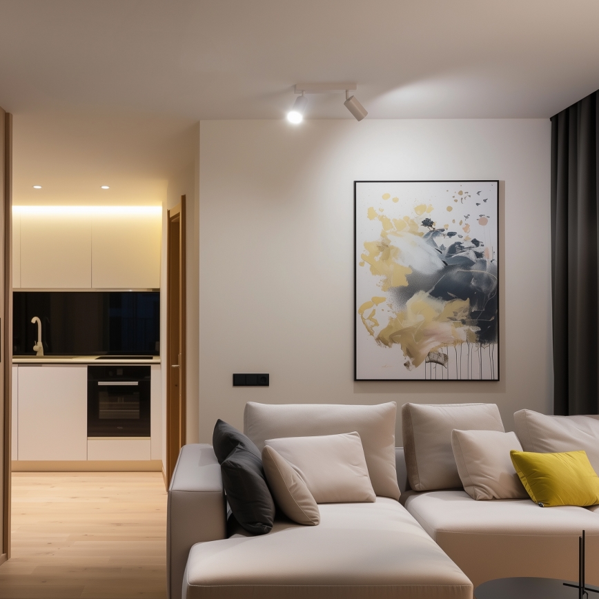 Brilagi - LED RGBW Stmievateľné bodové svietidlo SELE 2xGU10/4,8W/230V 3000K biela + diaľkové ovládanie
