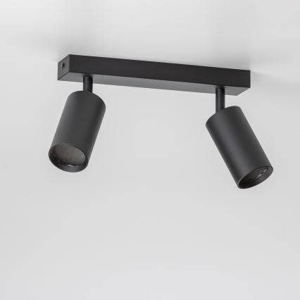 Brilagi - LED RGBW stmievateľné bodové svietidlo SELE 2xGU10/4,8W/230V 3000K čierna + diaľkové ovládanie